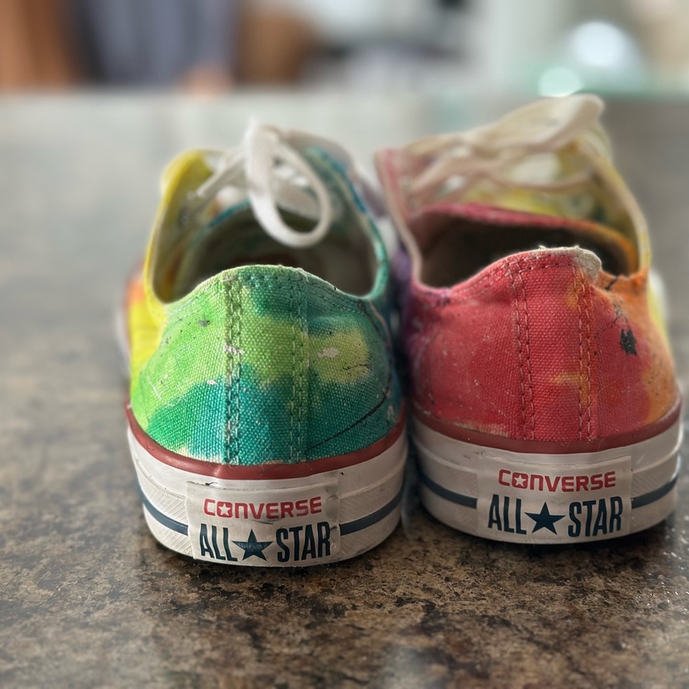 Paint Splatter & Tie Dye Converse Chuck Taylor low cut - Picture 4 of 4
